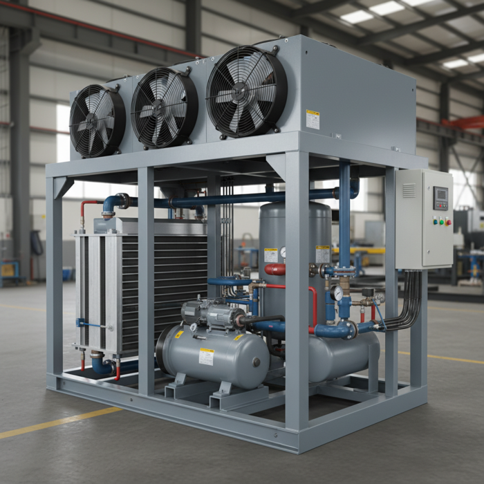 Внутренняя структура промышленных чиллеров